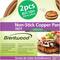 Brentwood 2-Piece Nonstick Induction-Compatible Copper Fry Pan Set